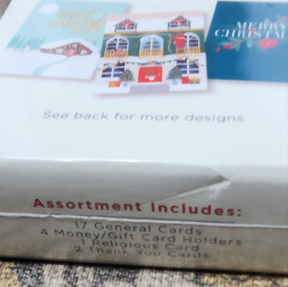 Boxed Holiday Cards Set 24ct - American Greetings: Christmas Cards Pack - Picture 3 of 12